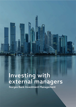 The first 20 years with external managers